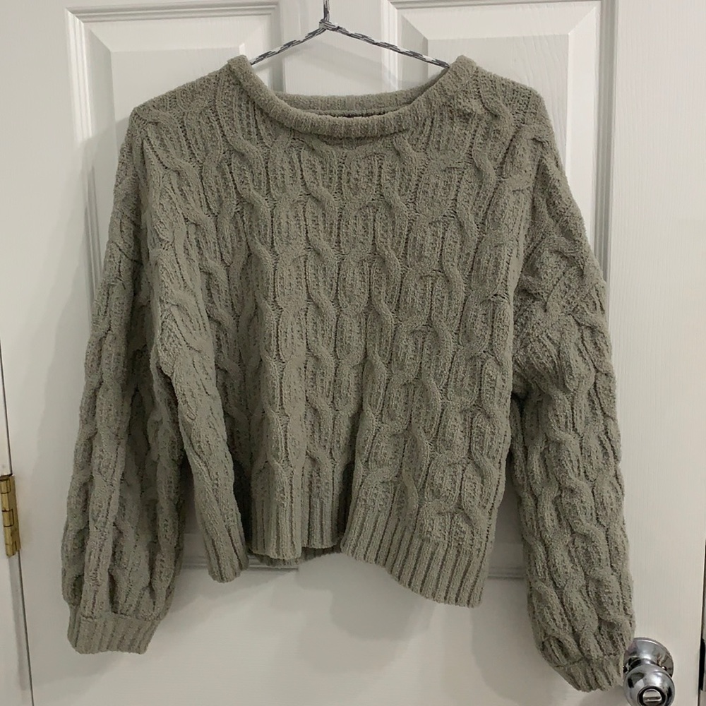 Green sweater
